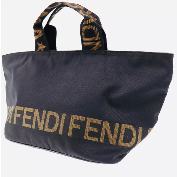 Fendi Handbags - FENDI Logos Bag Purse Tote